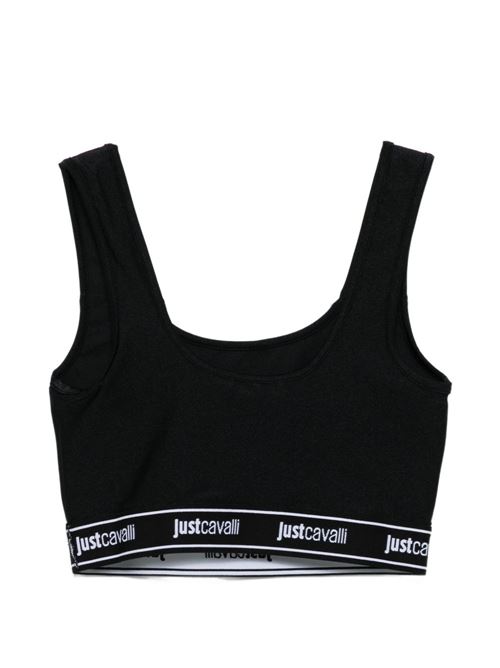 Top donna con banda logo JUST CAVALLI | 80PAM204J0108899